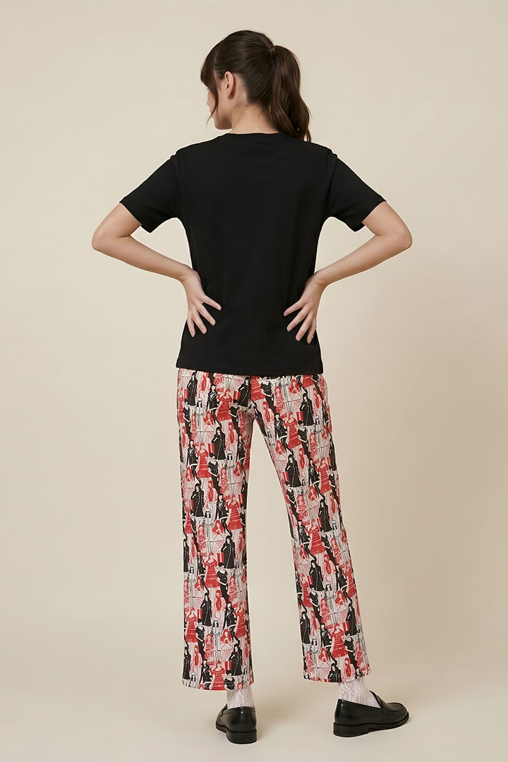 Zivame Devil Wears Prada Knit Cotton Loungewear Set - Tap Shoe — image 4
